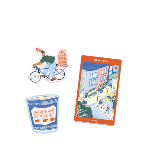 New York Destination Stickers